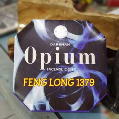 Hio Dupa Lingkar India Aromaterapi Darshan Opium Incense Coils | Opium