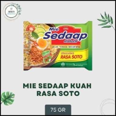 Promo Harga Sedaap Mie Kuah Soto 75 gr - Blibli