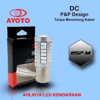Lampu AYOTO REM Motor dan Mobil Socket Bayonet TERANG REDUP TIDAK KEDIP