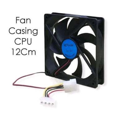 Fan Case 12 cm Hitam Kipas Casing CPU Net cooler