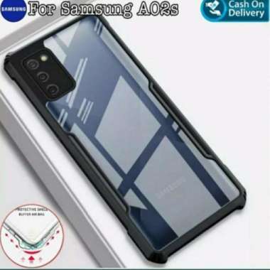 CASE CLEAR ACRYLIC SAMSUNG A02S CASE ARMOR ORIGINAL