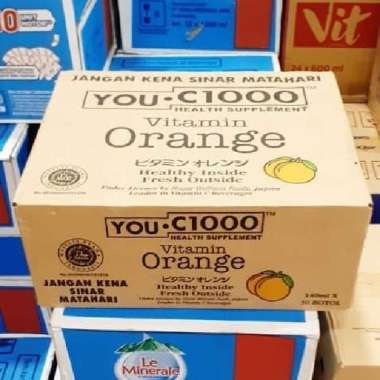 Water Orange You C1000 Botol Beling 1 Karton isi @30x140ML