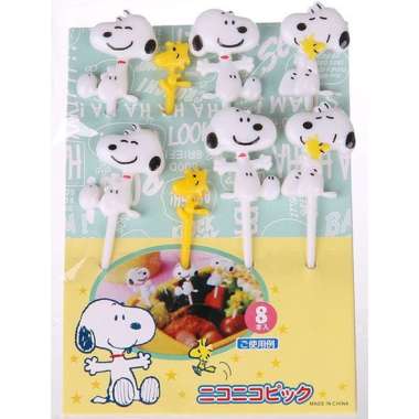 Yooyee Food pick garpu buah tusuk bento snoopy set