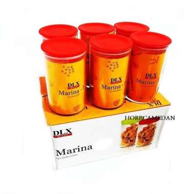 Stoples Kaca DLX Marina B / Toples Kue / Toples Snack / Toples Permen