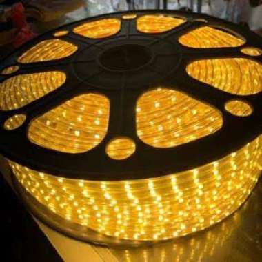 LED Strip Lampu Selang Kotak SMD 5050 1 meter/Selang Bening Kotak Kuning
