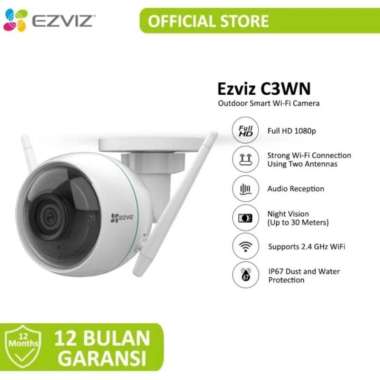 Camera CCTV Ezviz C3WN 1080P 2MP | IP wifi outdoor FHD IR