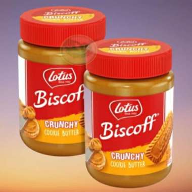 lotus biscoff crunchy 380 gr | selai biskuit speculoos