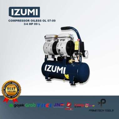 IZUMI OL-0709 KOMPRESOR OILESS 3/4 HP 9 L - OILESS COMPRESSOR