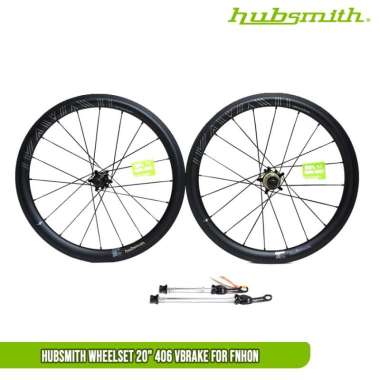 DELTACYCLES - HUBSMITH WHEELSET 20" 406 VBRAKE FOR FNHON