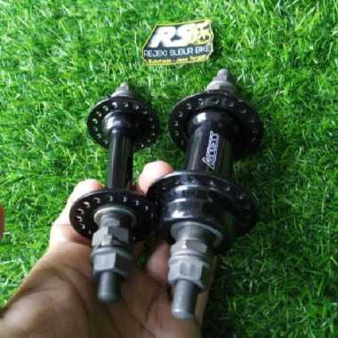 hub freehub lubang 36h ASSES 36 h hole drat ulir besi depan belakang
