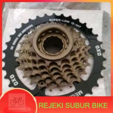 Sproket Freewheel Megarange 7 Speed Drat OXO 13-34T