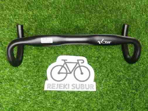 Xlr8 Alloy Handlebar Road Bike Stang Balap Alloy Pipih dropbar
