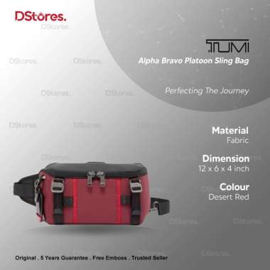 TUMI Alpha Bravo Platoon Sling Bag - Desert Red