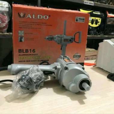 MESIN BOR BESI KAYU ALDO 16MM BLB-16 BLB 16 HEAVY DUTY DRILL BODY ALU