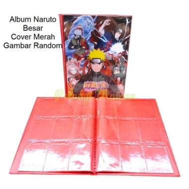Album Kartu Naruto Besar kapasitas 144 pcs Merah