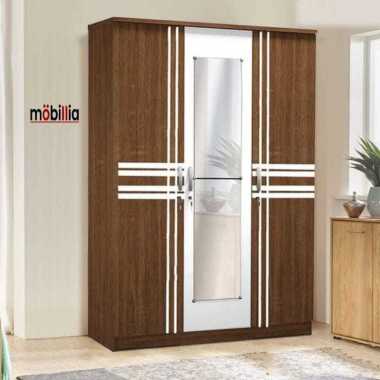 Lemari Pakaian Minimalis Cermin kokoh elegant LCBP LUNA