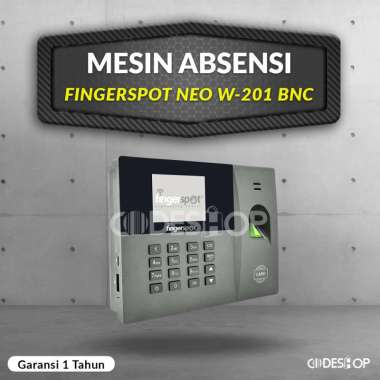 Mesin Absensi Karyawan Fingerspot Neo W-201 BNC USB Wifi