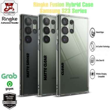 Case Samsung Galaxy S23 Ultra S23 Plus Samsung S23 RIngke Fusion Ori S23 Ultra Matte Clear
