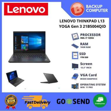LAPTOP LENOVO THINKPAD L13 YOGA Gen 3 21B5004QID i7-1255U