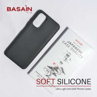Casing Xiaomi Redmi NOTE 11 Pro Soft Silicone BASAIN Original - Black