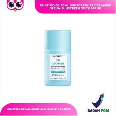 SKINTIFIC-56 30ML SUNSCREEN 5X CERAMIDE SERUM SUNSCREEN STICK SPF 50 PA ++++ / SUNBLOCK GEL SKIN BAR