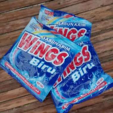 Sabun cream / colek merk wings biru 500K