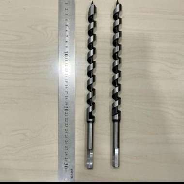 mata bor auger bit 8mm 300mm wood chisel mata bor kayu 5/16Ã—30cm
