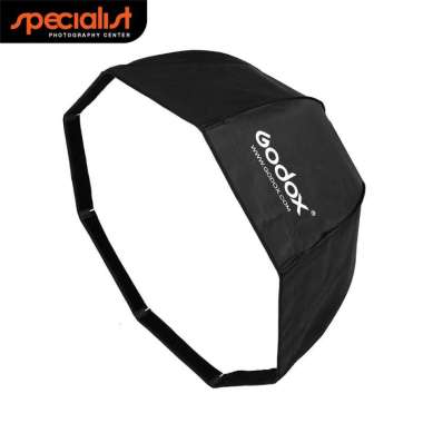 Godox Softbox Umbrella SB-UE Octagon 120cm Bowen Mount Hitam