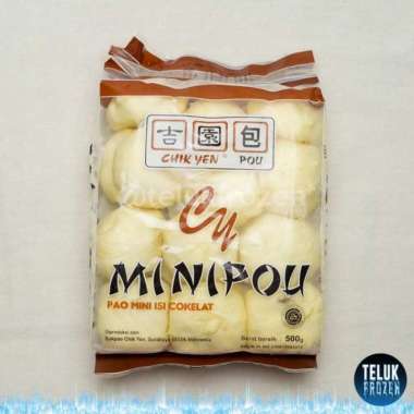 Chik yen minipou rasa coklat isi 500 gr / mantau cokelat / bakpao mini