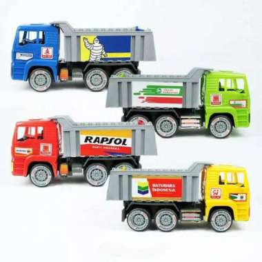 Mainan Mobil Dump Truk Jumbo - Mobilan Truk Tambang Besar Anak Laki Towing