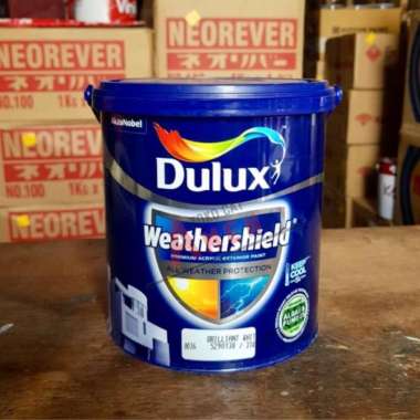 DULUX WEATHERSHIELD GALON 2.5LT - DEWDROP GREY / CAT TEMBOK