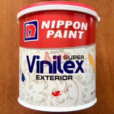NIPPON PAINT VINILEX SUPER EXTERIOR 5KG - GREY BLOCK/ CAT TEMBOK