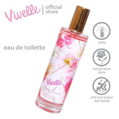 Vivelle Eau De Toilette Designer Perfume Glass Parfum Wanita 100 ml Mon Amour