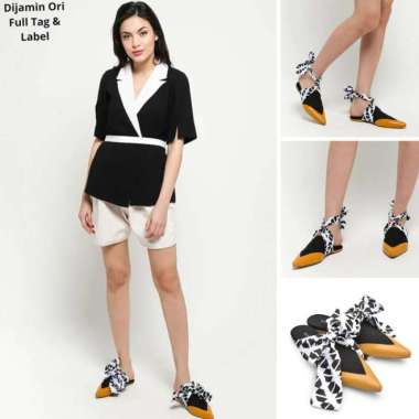 Mader MXB Ribbon Sandal Wanita - Mustard - 37 37