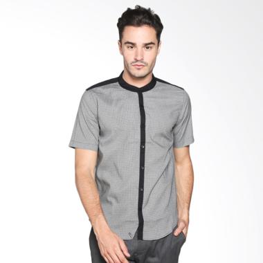 Cardinal Casual Slimfit Kemeja Koko - Black FAHX003 01D
