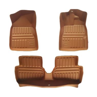 Frontier Set Karpet Mobil for Honda Brio - Brown