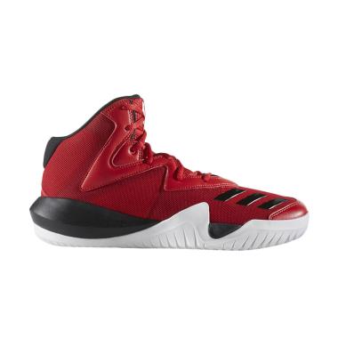 adidas Men Basketball NBA Crazy Team 2017 Red Sepatu Basket (B49400)