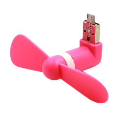 Mini Fan USB OTG Kipas Angin Portable - Pink
