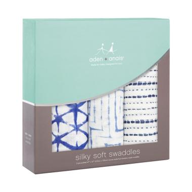 Aden+anais - 3-Pack Silky Soft Swad ... Kain Bedong Bayi dan Anak