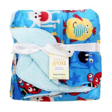 Selimut Double Fleece Carter 0003 Biru