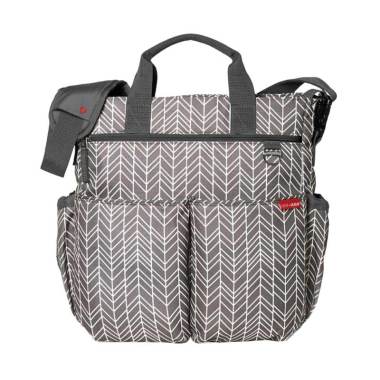 Skip Hop SH200319 Duo Signature Feather Diaper Bag - Grey