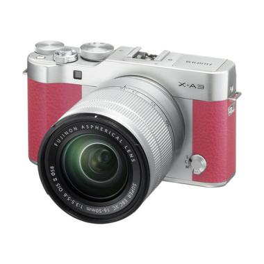 Fujifilm X-A3 Kit Lens 16-50mm Kamera Mirrorless - Pink
