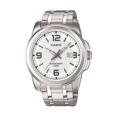CASIO Standard Jam Tangan Pria MTP-1314D-7AVDF - Silver White