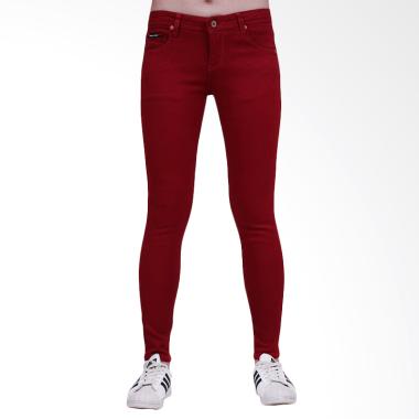 Mandalay Regular Marron Jeans Celana Wanita - Marron