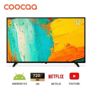 COOCAA Digital TV LED 32 inch - Android 9.0 - Panel HD - Youtube - Netflix - WIFI (COOCAA 32S3G)