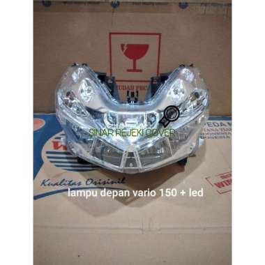 lampu depan reflektor vario 150 + led merk win