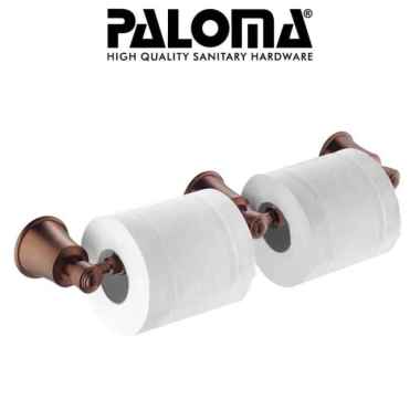 Tempat Tisu Toilet Gulung Paloma BAP 8421 Tempat Tissue Gulung Toilet Tissue Toilet Holder 2 Roll Mu