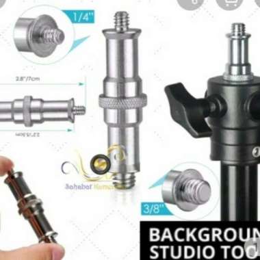 Spigot Adapter Stud For LightStand ORIGINAL 100 % Multicolor