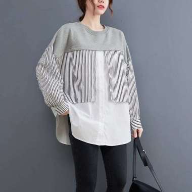 Model blus terbaru bahan katun