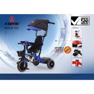 Exotic ET-1268 Tricycle Blue